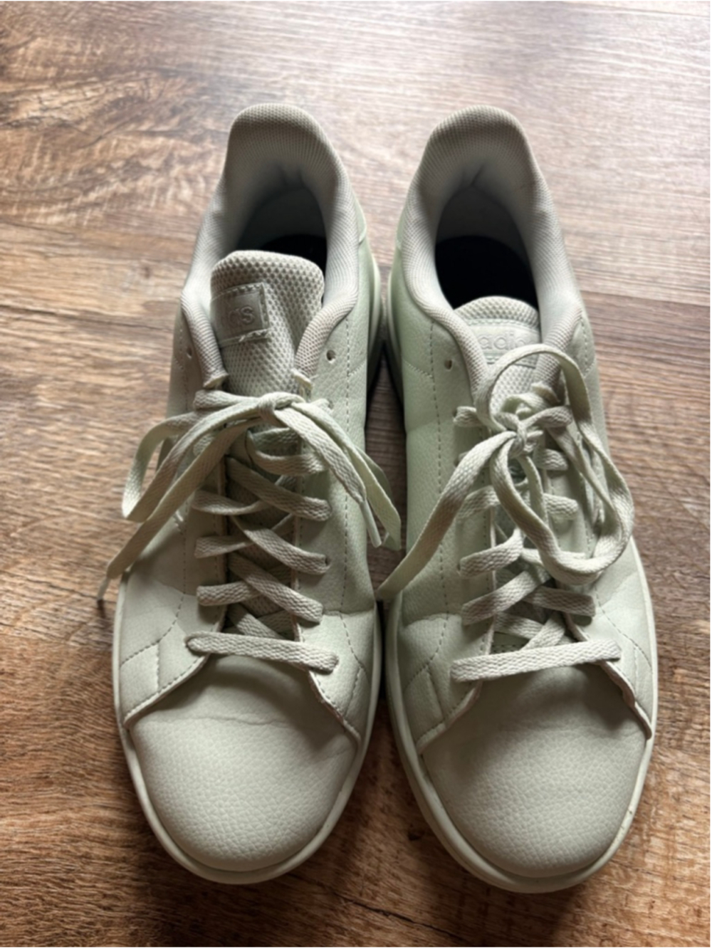 Adidas Cloudfoam Advantage Women's Sneakers - Size 7 - Mint Green
